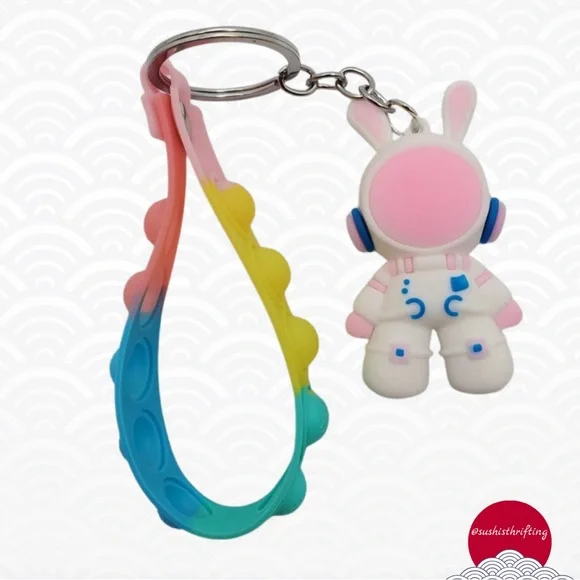 Bunny Astronaut Keychain Pick (1) - Picture 3 of 12